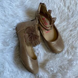 Jellypop Sandals Sparkle Ankle straps Zip Back